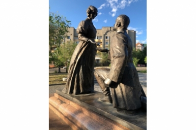 Сквер любви и верности Екатерина Горская, ИА ChitaMedia