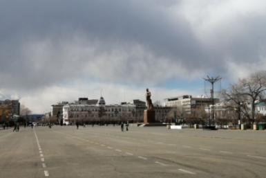 Площадь Ленина в Чите Абрамченко Анета