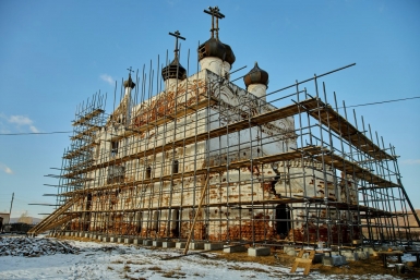 Храм в Калинино пресс-службы Фонда развития Забайкальского края