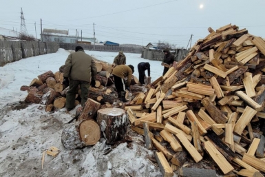 Заготовка дров тг-канал &quotНовости городского округа &quotПоселок Агинское&quot.