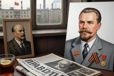 Тематическое фото ИИ Кандинский (18+)