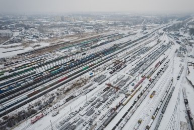 Станция в Белогорске пресс-службы ЗабЖД