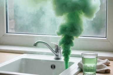 Зловонный запах из слива Kandinsky by Sber AI (18+)