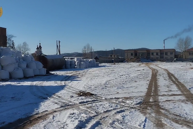 Место строительства Кадр из видео 2024 года