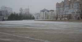 Ветер и перемёты на дорогах Александр Семенов, РИА AmurMedia