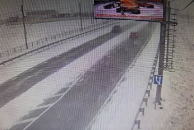 Снег на дорогах Госавтоинспекции Забайкалья