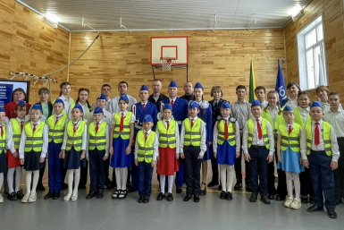 Дети пресс-службы Госавтоинспекции края