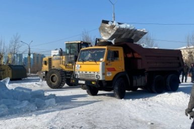 Снос ледового городка тг-канал (18+) мэрии