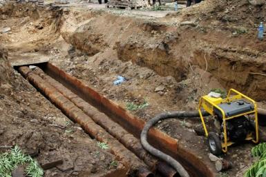 Ремонт тепломагистрали из архива ИА ЕАОMedia