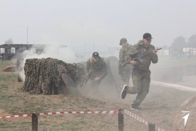 Участники &quotЗарницы&quot пресс-службы &quotДвижения Первых&quot