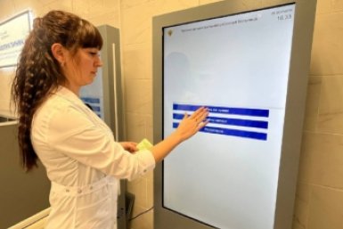 Электронные информационные стенды появились в пяти медучреждениях Читы Минздрава Забайкалья