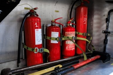 Тушение пожара Евгений  Кулешов, ИА PrimaMedia