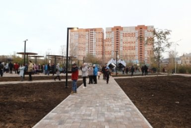 Открытие парка МЖК Анны Хвостовой, ИА ChitaMedia