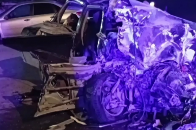 Пострадавшее авто Кадр из видео