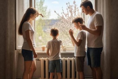 Жара в квартире создано при помощи ИИ