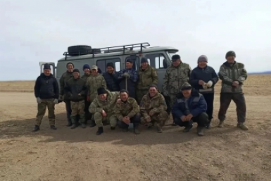 Участники акции пресс-службы Минприроды Забайкалья