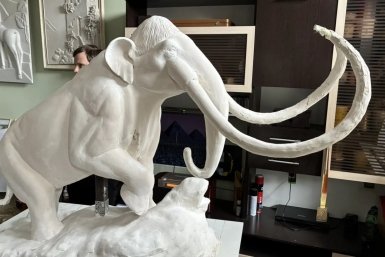 Скульптура мамонта канал в МАХ (6+) Миннауки Забайкалья