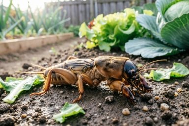 Как бороться с медведкой без химикатов: 5-10 л порошка — и монстр бежит к соседям, теряя тапки