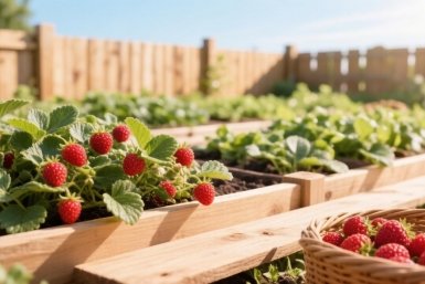 Клубнике - не только подкормка: сажаем рядом телохранителей - ягод как звезд на небе