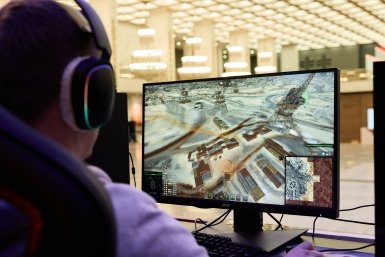 Финал первого кибертурнира по игре &quotМир Танков&quot в рамках акции &quotДиктант Победы&quot состоялся в Музее Победы в Москве. ПАО &quotРостелеком&quot