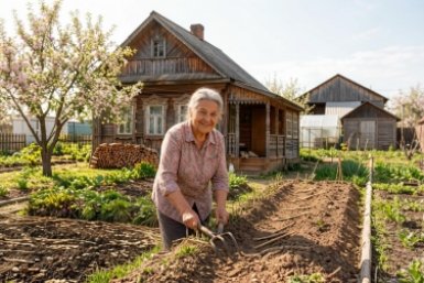 Дачница создано при помощи ИИ