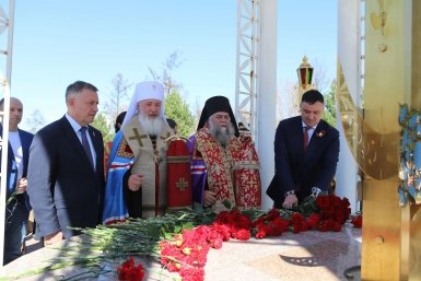 Крестный ход и молебен прошел на территории комплекса &quotИерусалимская гора&quot в Иркутске администрация Иркутска
