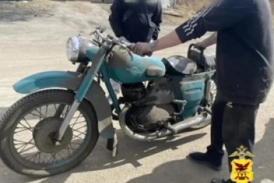 Мотоцикл пресс-служба полиции Забайкалья