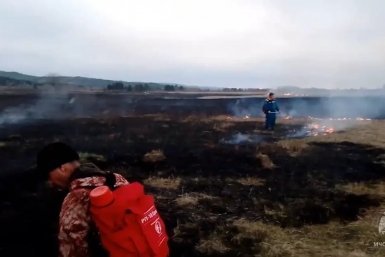 пожар МЧС Забайкалья