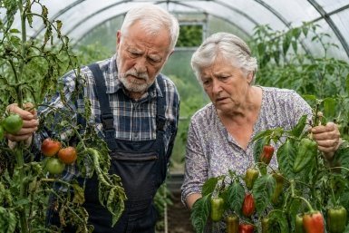 Огурцы и перцы заражают друг друга Создано ИИ