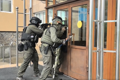 Террористические учения Кадр из видео