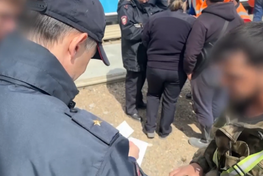 Проверка мигранта Кадр из видео