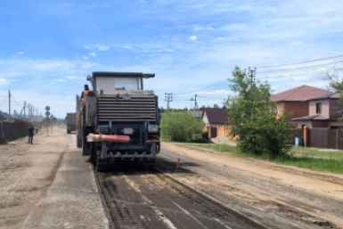 Ремонт дороги в Смоленке Абрамченко Анеты, ИА ChitaMedia