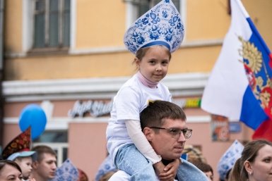 Парад семей в Чите Анастасия Москалёва, ИА ChitaMedia