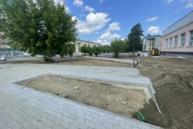Два общественных пространства в Ангарске благоустроят к концу августа Пресс-служба администрации АГО