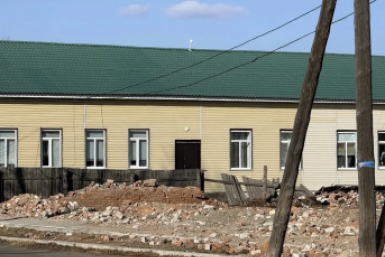 Мусор после снесённого дома пресс-службы прокуратуры Забайкалья