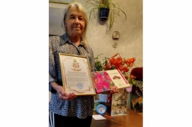 Жительницы Могочи отметили 80 и 85-летние юбилеи департамента ЗАГС Забайкалья
