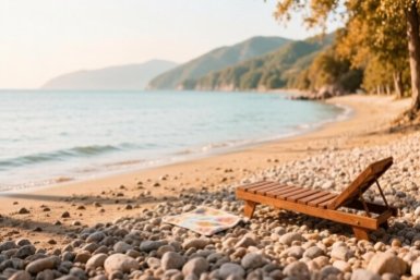 Пляж Создано при помощи ИИ