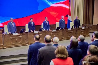 Итоги работы в 2025 году перед Законодательным Собранием Приморского края подвел губернатор Приморья Олег Кожемяко ИА PrimaMedia