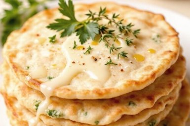 Беру творог и яйца: Готовлю вкуснейшие лепёшки за 12 минут - оторваться невозможно