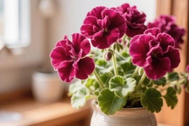 6 капель на литр: И поливаю герань - даже дохлик расправляет шапки пышных цветов