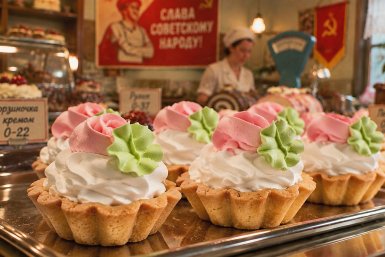 А вы помните, что в советском детстве было самое вкусное? Создано при помощи ИИ