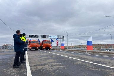 В Забайкалье открыли дорогу к грузовому терминалу МАПП &quotЗабайкальск&quot пресс-службы Упрдор &quotПрибайкалье&quot