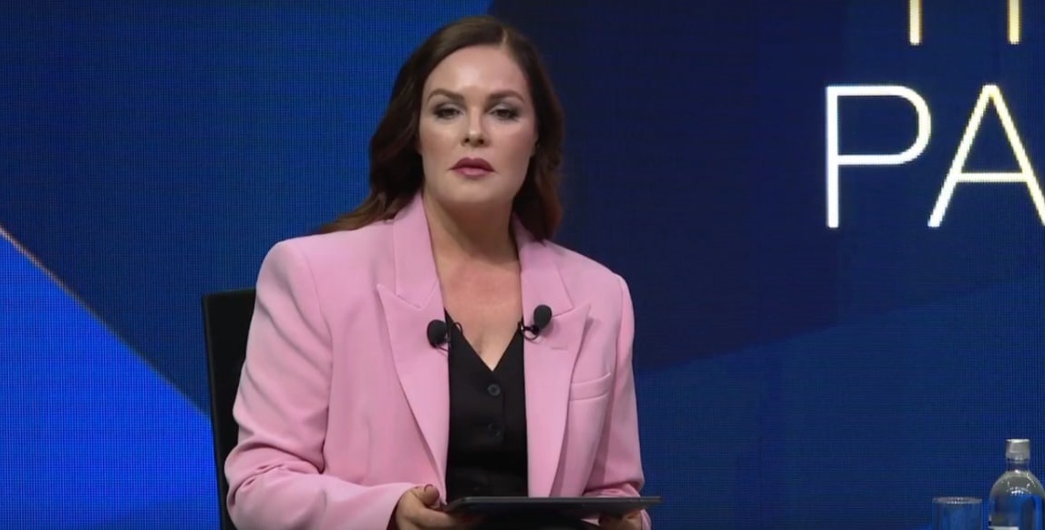 Екатерина Андреева с прямого эфира