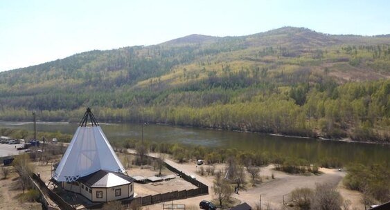 Этно-археопарк &quotСухотино&quot скриншот из видео телеканала &quotЗабайкалье&quot