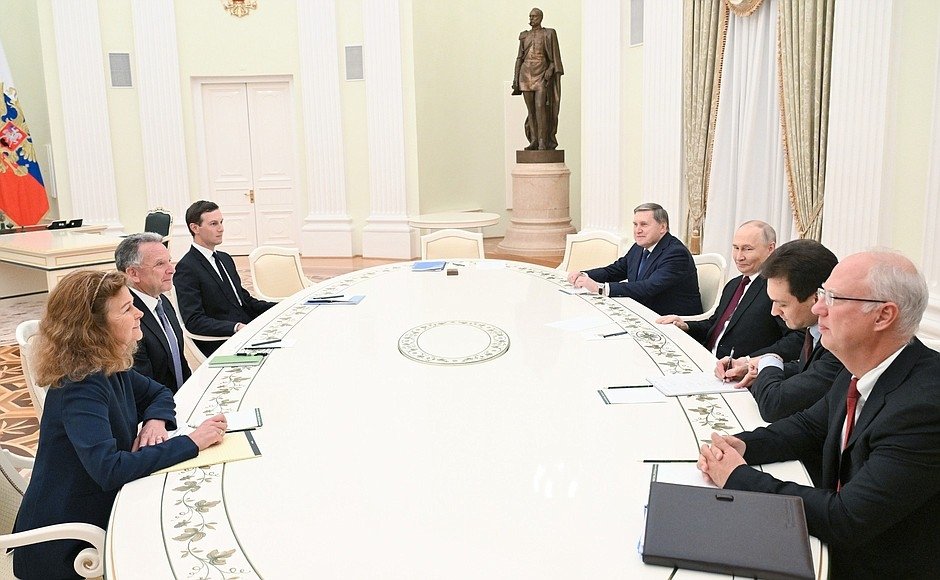 Переговоры Владимира Путина и Стивена Уиткоффа фото с сайта kremlin.ru