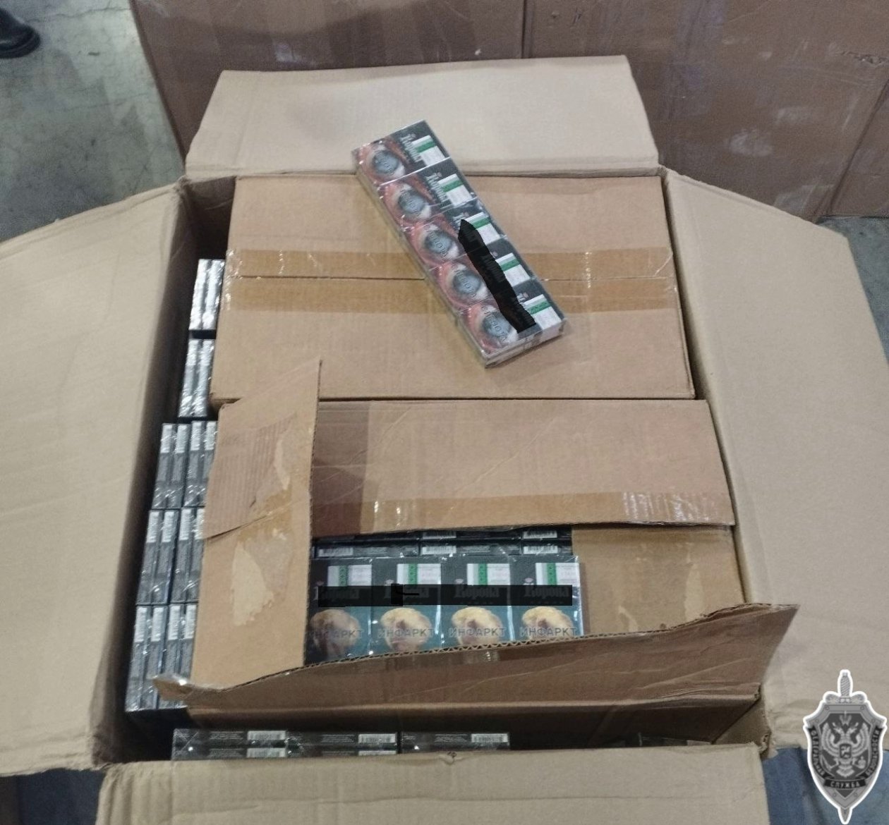 Контрафактный табак пресс-службы УФСБ по Забайкалью