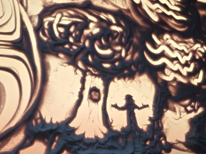 Мультик из песка со страницы Школы креативных индустрий Читы во &quotВКонтакте&quot