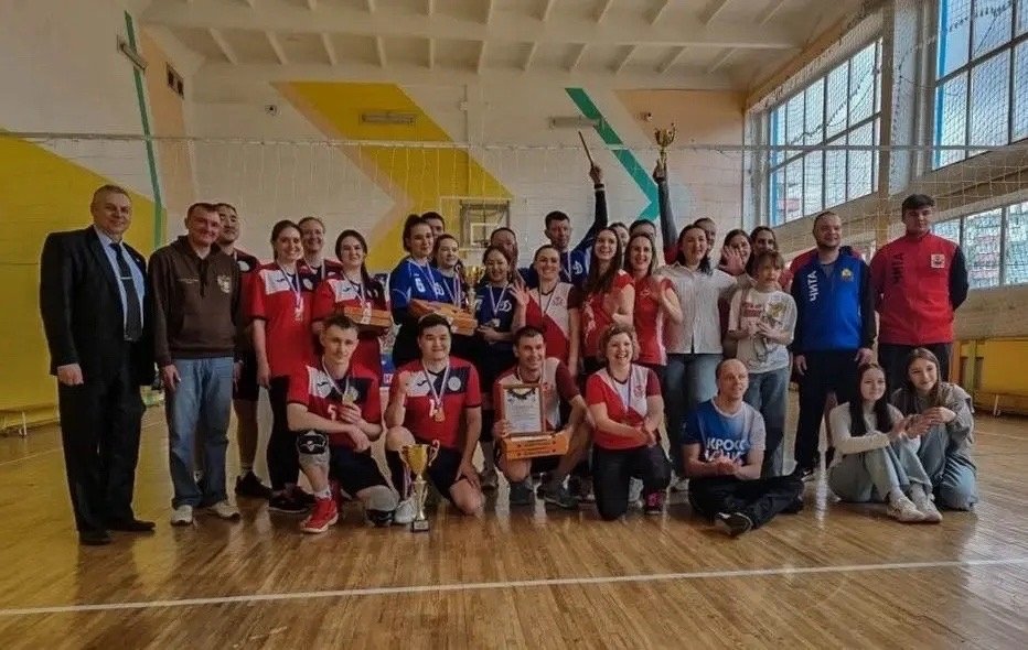 Соревнования по волейболу УФССП Забайкалья