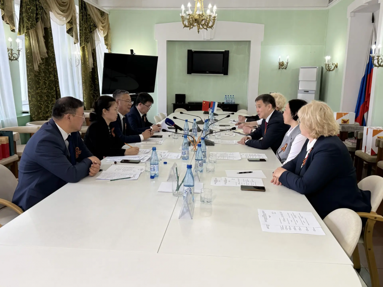 Встреча с делегацией из Китая пресс-службы правительства Забайкалья
