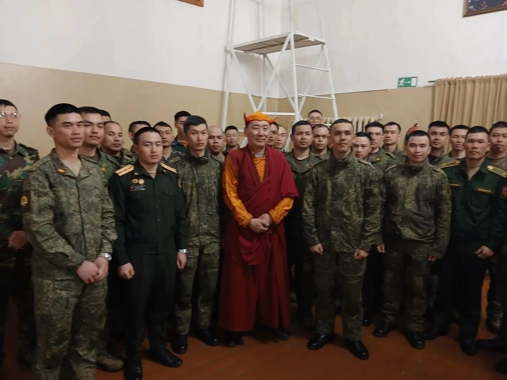 Встреча с военными Пресс-служба Агинского дацана